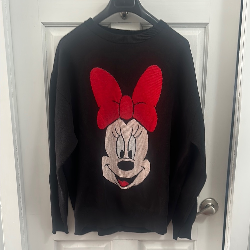 Minnie Mouse Women's Black Sweater